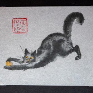 Kočka s klubíčkem