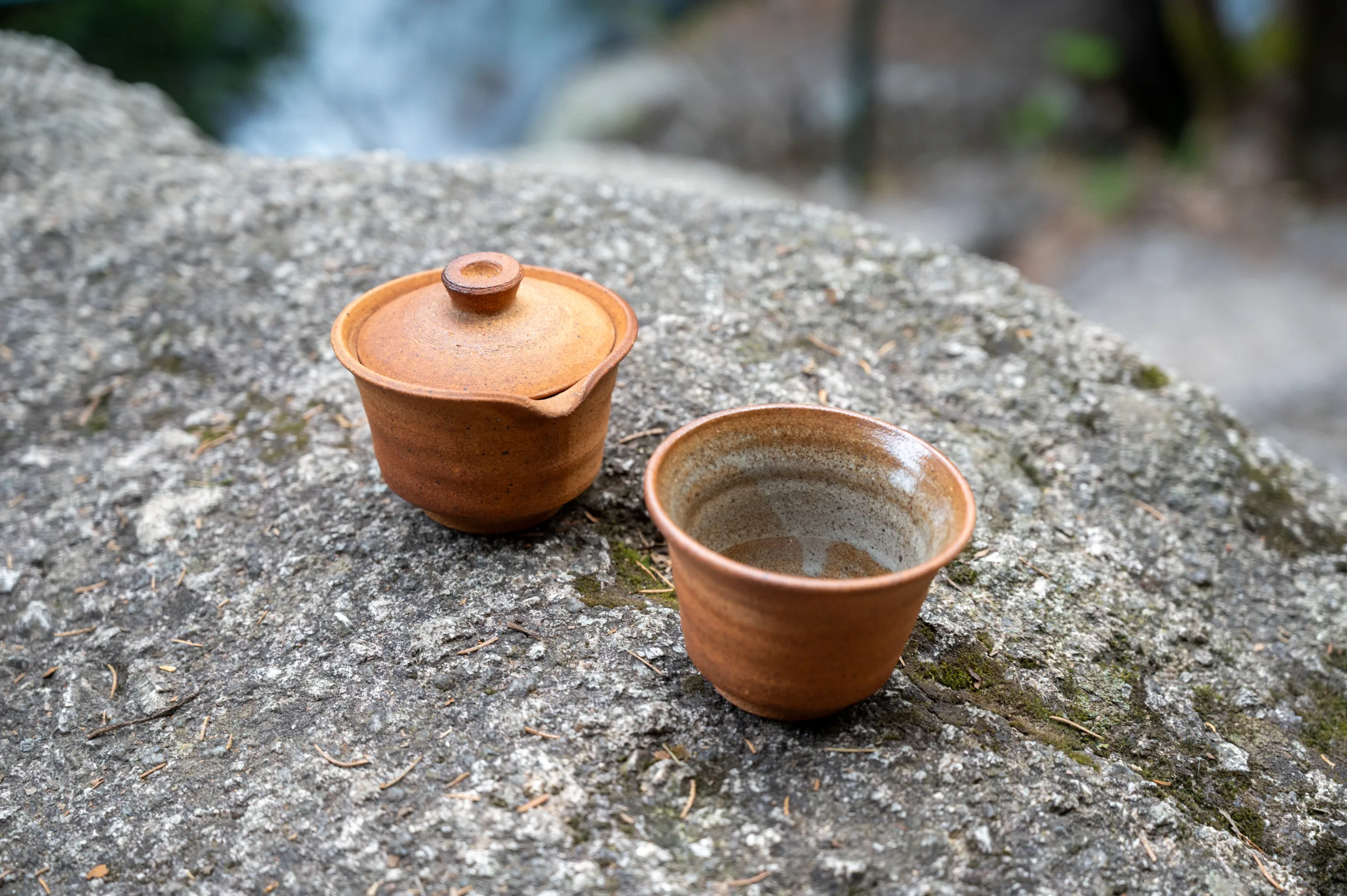 Dotek země - Set gaiwan a šálek